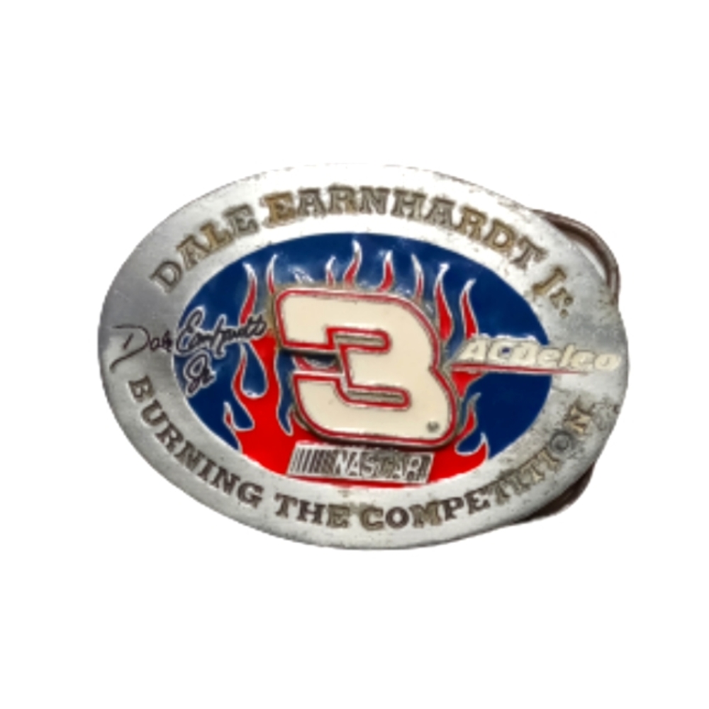 Nascar Dale Earnhardt Jr. Fine Pewter Heavy Belt Buckle